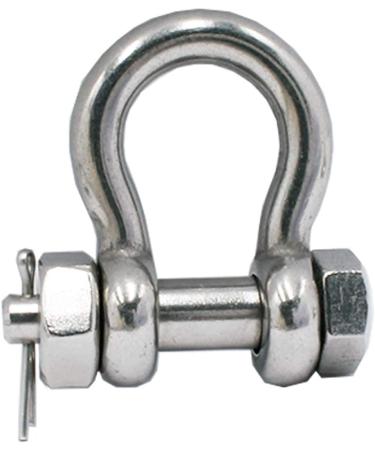 SHENGHUISS 2 pack Stainless Steel 316 Bow Shackle Set - 5/16, 3/8, 1/2 D Ring Shackles - Marine Hardware - Buy Online on GoSupps.com