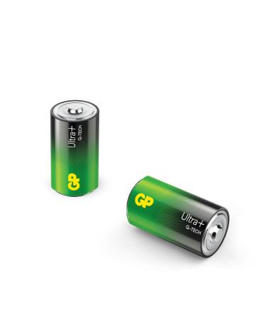 D Mono Battery GP Alkaline Ultra Plus 1.5 V Pack of 2