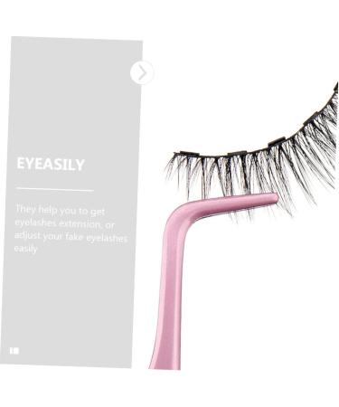 FRCOLOR 3pcs Eyelash Tweezers Set with Comb & Separator Tool - Ergonomic Stainless Steel Lash Applicator for Perfect Makeup - Buy Online on GoSupps.com