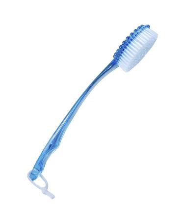 Dependable Premium Long Reach Bath Brush with Massager Exfoliating Spa Type 14.75