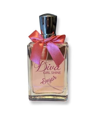 DIVA GIRL SHINE SUGAR - Eau de Parfum for Women - Notes of Tangerine Honeysuckle and Wild Berry - 3.4 Fl Oz - Buy Online on GoSupps.com