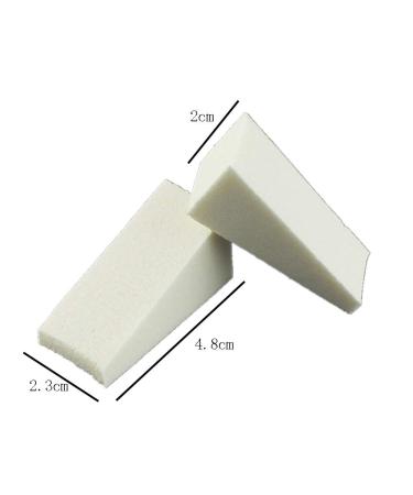 32 Piece Gradient Nails Soft Sponges - DIY Manicure Tool for Color Fade Nail Art - White - Buy Online on GoSupps.com