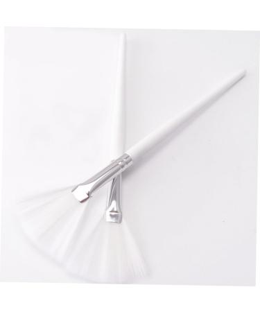 Gogogmee DIY Fan Makeup Brush Fan Shape Fan Facial Brush Make up Brushes Facial Brush for White Makeup Fan up for Skin Care Makeup Cosmetic The - Buy Online on GoSupps.com