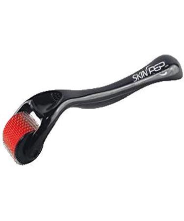 SkinPep Beard Growth Derma Roller 1.00mm | Stimulate Beard and Hair Growth For Men | 540 Titanium Needles | Microneedle Roller for Fiine Lines Wrinkles Marks & Blemeshes 1.00ml face - 1.00mm - Buy Online on GoSupps.com