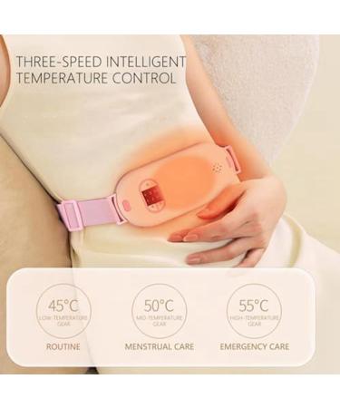 Desikixudy Fabric Heating Pad for Abdominal & Back Pain Relief - 3 Heating & 3 Vibration Massage - International Shipping Available - Buy Online on GoSupps.com