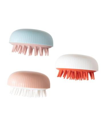 Tovinanna 3st Shampoo brush Peeling the skin Clean shampoo massage tools brush for children hairbrush cadfi scalp massage devices head massage adhesive.