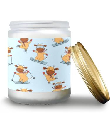 Orange Lemon Scented Candles - Aromatherapy Jar Candles Gift Set for Women | Long Lasting 7 oz - Perfect Birthday Gifts - Buy Online on GoSupps.com