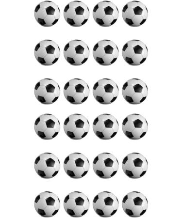 Cupcake Toppers Black & White Football Sport Edible Icing Round Cake Topper Decorations (24x Footballs) - Buy Online on GoSupps.com