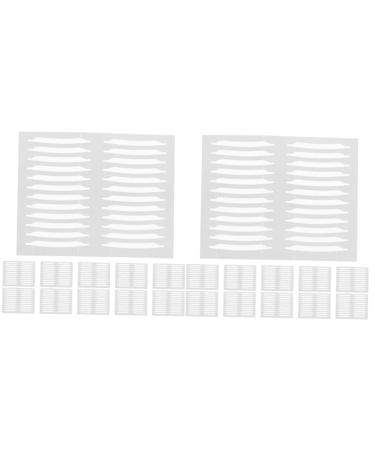 NOLITOY 60 Sheets Sides Stickers Invisible Double-Side Practical Double Eyelid Patches Transparent White - Buy Online on GoSupps.com