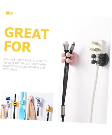 Alipis 24 STK Silicone Razor Hooks & Toothbrush Holder - Versatile Shower & Bathroom Utensils Wall Bracket for Towels & Luffa - Buy Online on GoSupps.com