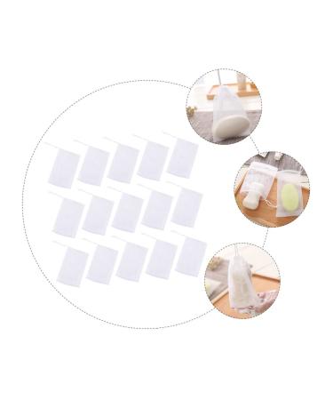 Buy NOLITOY 100 Pcs Soap Bag Foam Net - Mesh Soap Pouch & Saver for Body & Facial - White Shower Loofah - 12x9CM - Perfect for International Shipping - Buy Online on GoSupps.com