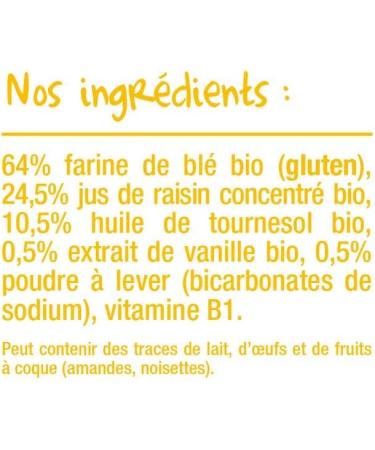 Good Go t Biscuits Tout Ronds la Vanille D s 10mois Bio 80g - Buy Online on GoSupps.com