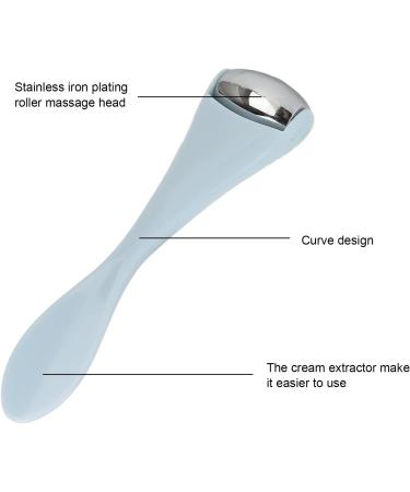 Mini Cooling Roller Spoon Stainless Steel Reduce Fine Lines Reusable Massaging Ice Roller Spoon Facial Skin Care Tools Light Blue - Buy Online on GoSupps.com
