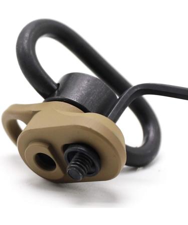 Trirock 1.25 Swivel Loop QD Combo Tan/FDE Sling Mount Base | Keymod Rail Adapter with Snap Clip Hook Hole | International Shipping Available - Buy Online on GoSupps.com