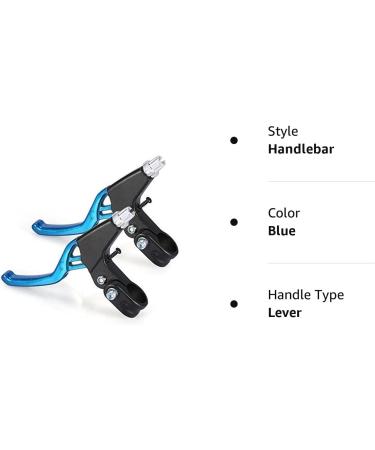 DISIWENE Bicycle Brake Lever V-Brake Handlebar Aluminium Alloy - Blue | Universal Fit for Road, Mountain Bikes - Buy Online on GoSupps.com