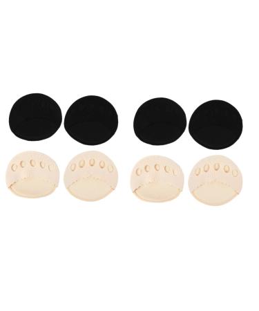FOMIYES Fabric Forefoot Pad 4 Pairs Forefoot Pad Shoes Inserts for Women Half-Size Foot Pads Inserts for Women Heeled Shoes Pads Support Heels Thin Section Cotton Front Pad Miss