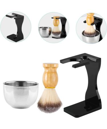 Minkissy 4 Set Razor Hair Shaving Kit for Men | Premium Metal Brush & Cup | Comfortable Shaving Experience | International Shipping Available - Buy Online on GoSupps.com