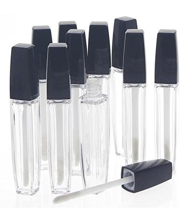 10 glasklare Lipgloss leere Flaschen mit Applikator 7ml Kosmetex Lipgloss-Garnitur DIY 10 pieces 7 ml (10Pack)