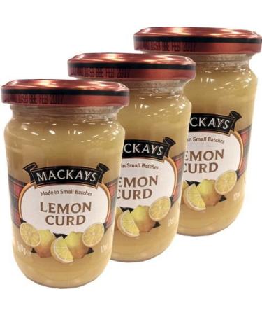 Mackays Mackays Lemon Curd Set of 3 glasses of 340 g (lemon cream)