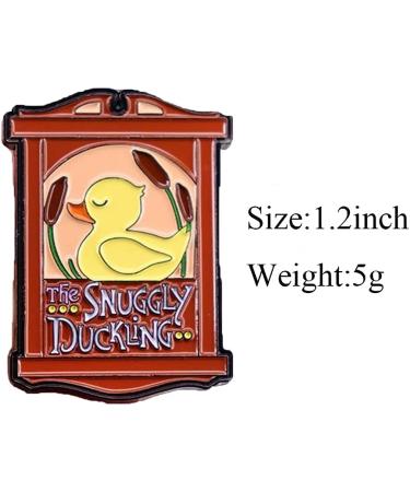 The Snuggly Duckling Enamel Pin - Cartoon Fairy Tale Duck Bar Sign Badge for Anime Fans, Kids Jewelry Gift - Ideal for Hats, Jackets, and Canvas - Buy Online on GoSupps.com