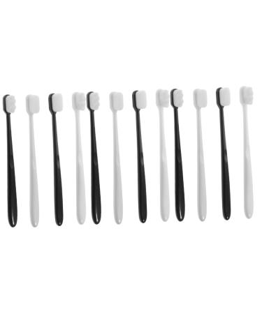 Frcolor 12 pcs soft toothbrush manual toothbrush sensitive toothbrush travel toothbrush toothbrushes for children toothbrush extra soft portable toothbrush manual small toothbrush pp