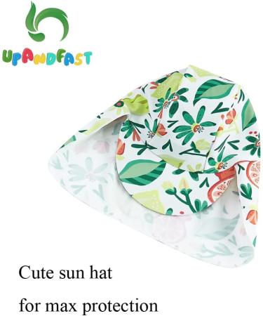 UPF 50+ Lemon Baby Girls Swimsuit with Snap Bottom | 9-12 Months | Sun Protection Swimwear by upandfast - Buy Online on GoSupps.com