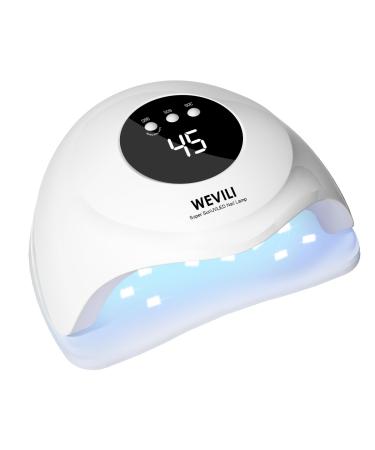 72W UV Nail Lamp Faster UV Light for Gel Polish with 3 Timers Professional Auto Sensor Nail Dryer with LCD Screen for Salon and Home Use