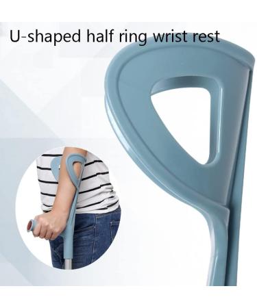Forearm Crutches Lightweight Adjustable Arm Crutch for Walking Aluminum Ergonomic Handle Comfortable On Wrist Non-Slip Rubber Tip (Size : 2pcs) Anniversary Lucky Star 1pcs - Buy Online on GoSupps.com