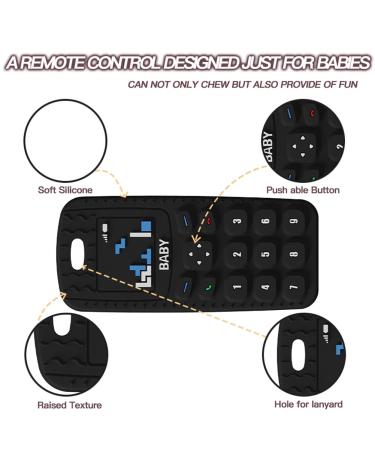 Baby Teething Toys 2 Pack Silicone Chew Teether for Newborns - Cell Phone and Car Key Design - Buy Online on GoSupps.com