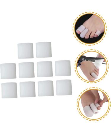 20 Pcs Silicone Gel Toe Sleeves & Caps - Big Toe Protectors | Toe Cover & Splints for Pain Relief - Buy Online on GoSupps.com