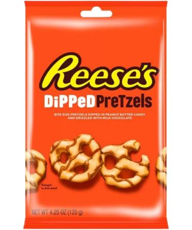 Peanut Butter Pretzel Bundle Consisting of Reese's Chocolate Dipped Pretzels 120g (2 Pack) - Buy Online on GoSupps.com