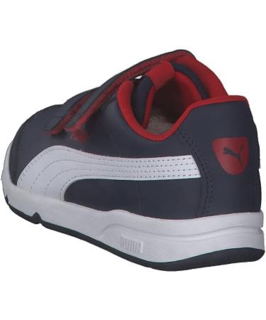 PUMA Kids Stepfleex 2 Sl Ve V Ps Trainers 4.5 UK Child - Peacoat/White/Scarlet - Buy Online on GoSupps.com