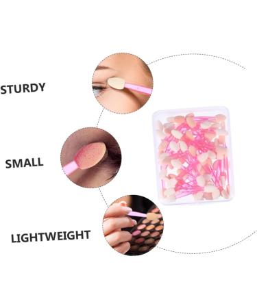 DRESSOOS 50pcs Double Ended Eyeshadow Brush Eyeshadow Sticks Eyeshadow Kit Eye Primer Brush Plastic Pink - Buy Online on GoSupps.com
