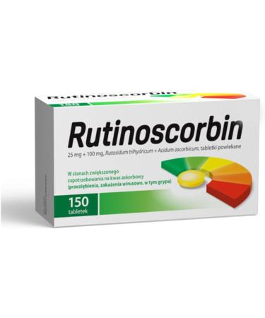 Formula Rutinoscorbin 150TBS European Version Immune and Vascular Support - Buy Online on GoSupps.com