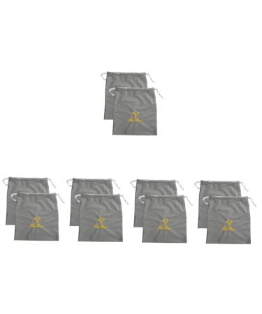Beavorty 10 Pcs Hair Dryer Storage Bag Blow Dryer Travel Hair Dryer Blowdryer Hair Dryer Bags Fabric 25.00X22.00X0.50CMx5pcs Greyx5pcs
