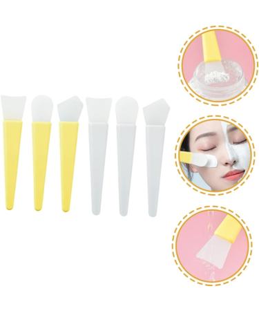 Beavorty 2 Sets mask brush facemask applicator Acid Applicator Brush silicone cosmetic Beauty Tools cosmetic spatula facemask mixing tool makeup spoon Miss Silica gel mud skin care - Buy Online on GoSupps.com