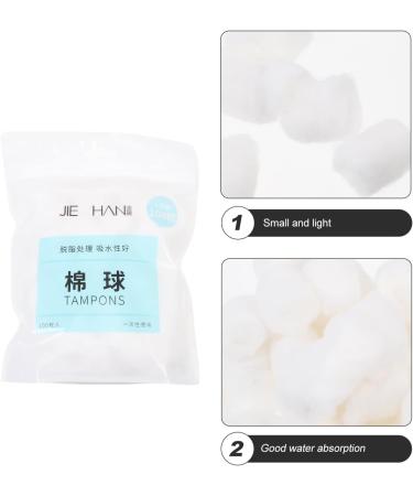 Healifty 200Pcs Small Cotton Ball Make- Up Removal Cotton Balls Jumbo Cotton Ball Absorbent Cotton Ball for Salon Use (White) - Buy Online on GoSupps.com