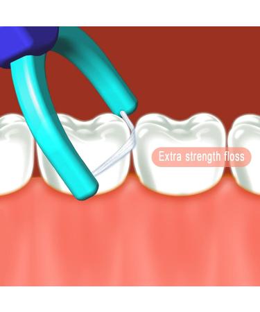 TEEsmile Evolutionary Clean Dental Flossers Kit of Handle(s) Plus Refillable Heads (3 Mid-Length Handles 50 Extra Strength Refills +50 2-Strand Refills) 103 Piece Set +50 Extra Strength Refills +50 2-strand Refills - Buy Online on GoSupps.com