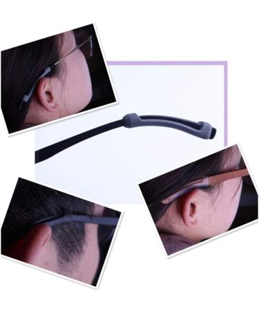 Faruta 20 Pair Silicone Glasses Ironing Sleeves | Anti-Slip Ear Grip Hook for Sunglasses & Reading Glasses - Gray - Buy Online on GoSupps.com