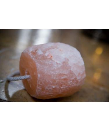 Himalayan Animal Lick Salt - Natural Pure Pink Salt Block on a Rope Horses Deer Goats Cattle Rabbits 6-8 LBS - Buy Online on GoSupps.com