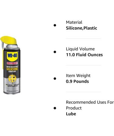 WD-40 Specialist Silicone Bike Lube 11oz Aerosol - 30001 | Long-Lasting Lubrication - Buy Online on GoSupps.com
