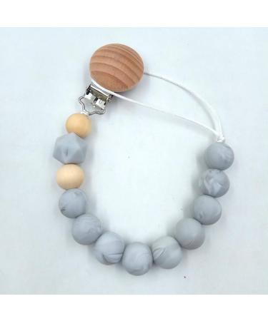 Natural Beech Wood Pacifier Clips - DIY Grasping Toy Holder Accessories - Buy Online on GoSupps.com