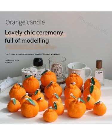 Orange Aromatherapy Soy Candle - Chic & Cute for Home Bath Weddings & Gifts | Perfect for Mother's Day Thanksgiving & Birthdays - Buy Online on GoSupps.com