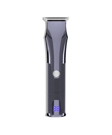 Hair Clippers Beard Trimmer for Men Multi-Function Electric Hair Clipper for Men Hair Salon Haircut Hairdressing USB Charging Barber Buzzer Head Low Noise (Color : Grey)
