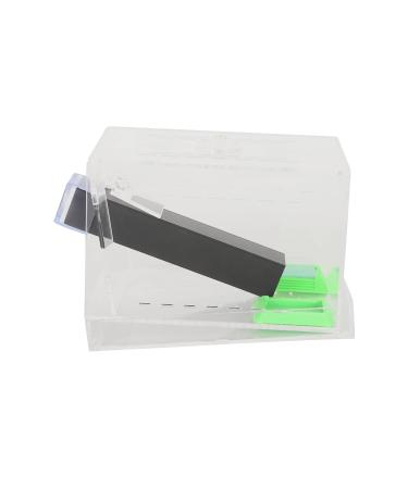 Cricket Cricket Ding Box Feeding Clim Pet Cricket Ding Box Dubia Feed Box SmallFeeding BoxAcrylic Feeding Cricket Keeper Pen with Tubes Cockroach Care Kit Reptile BoxS (S)
