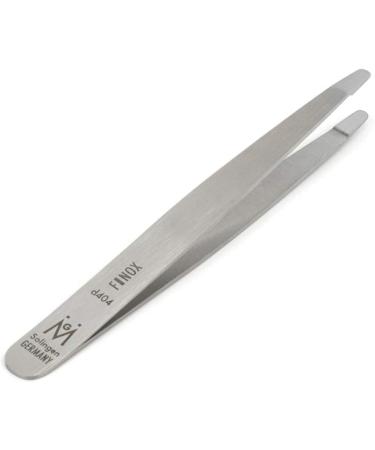 GERmanikure Diabetic Rounded Tweezers in Leather - Surgical Stainless Steel Safety Tip for Facial Hair and Eyebrows - Buy Online on GoSupps.com