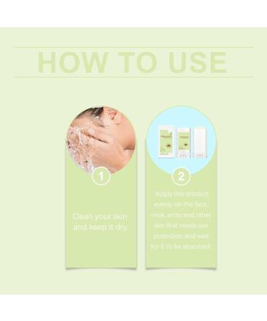 2PCS Sunscreen Stick SPF PA50++++ Centella Sunscreen Korean Sunscreen Stick for Face & Body Hydrating Soothing for Dry Skin Anti-Wrinkle Makeup Base Nourishing Skin No White Cast Greasy - Buy Online on GoSupps.com