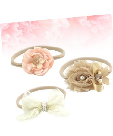 FRCOLOR Hair Ties for Kids Hair Accessories for Kids Santa Claus Toys for Kids Shower Stool Hair Tie with Bows Lace Headbands Lovely Hair Ring Flower Head Bow Tie Child - Buy Online on GoSupps.com