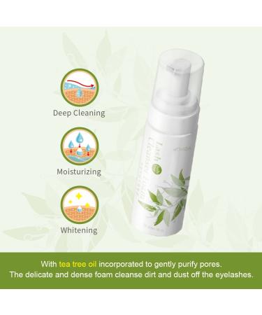 JOVISA Eyelash Extension Lash Cleanser Eyelash Shampoo Foaming Cleansing Foam Cleanser 150ml - Buy Online on GoSupps.com