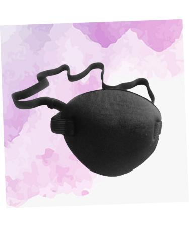 FOMIYES 2pcs Lazy Eye Patch Blindfolds for Adults Single Eye Cover Eye Patches for Adults Eyepatch Black - Buy Online on GoSupps.com